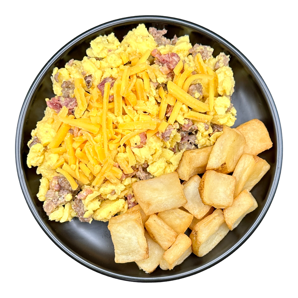 Bacon Cheeseburger Scramble