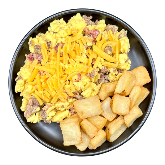 Bacon Cheeseburger Scramble