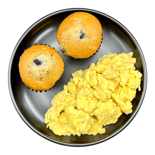 Blueberry Muffins & Eggs